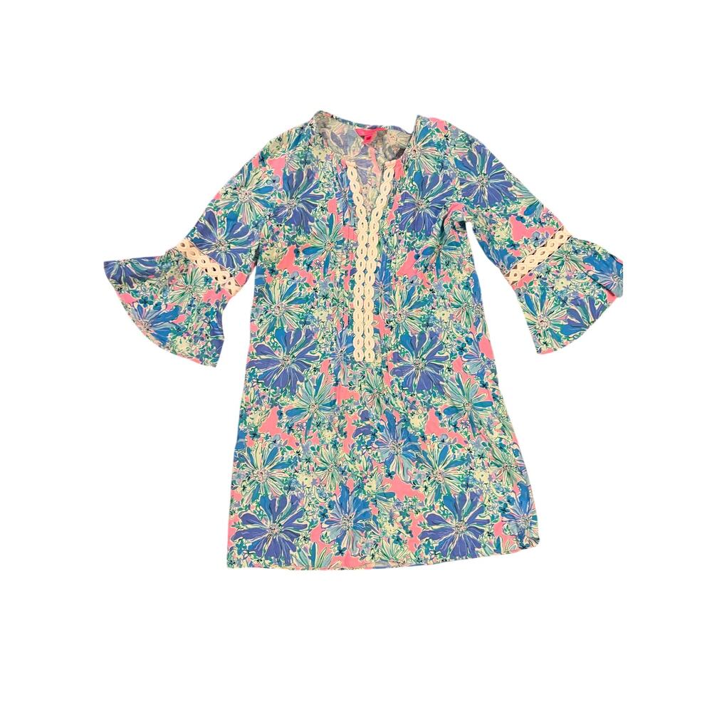 Lilly Pulitzer Hollie tunic dress small soliel pink good hare day
